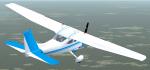 FSX Default Cessna 182 S Skylane Blue/White Texture